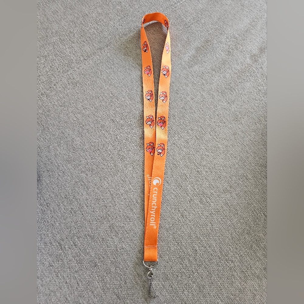 Crunchyroll Orange Lanyard
